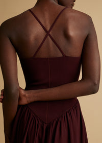 Mila dress - Merlot