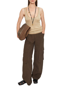 Pantalon cargo Millais - Chocolate