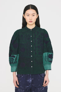 Blouse Mimi - Dark Green
