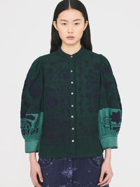 Blouse Mimi - Dark Green