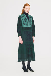 Robe longue Mimi - Dark Green
