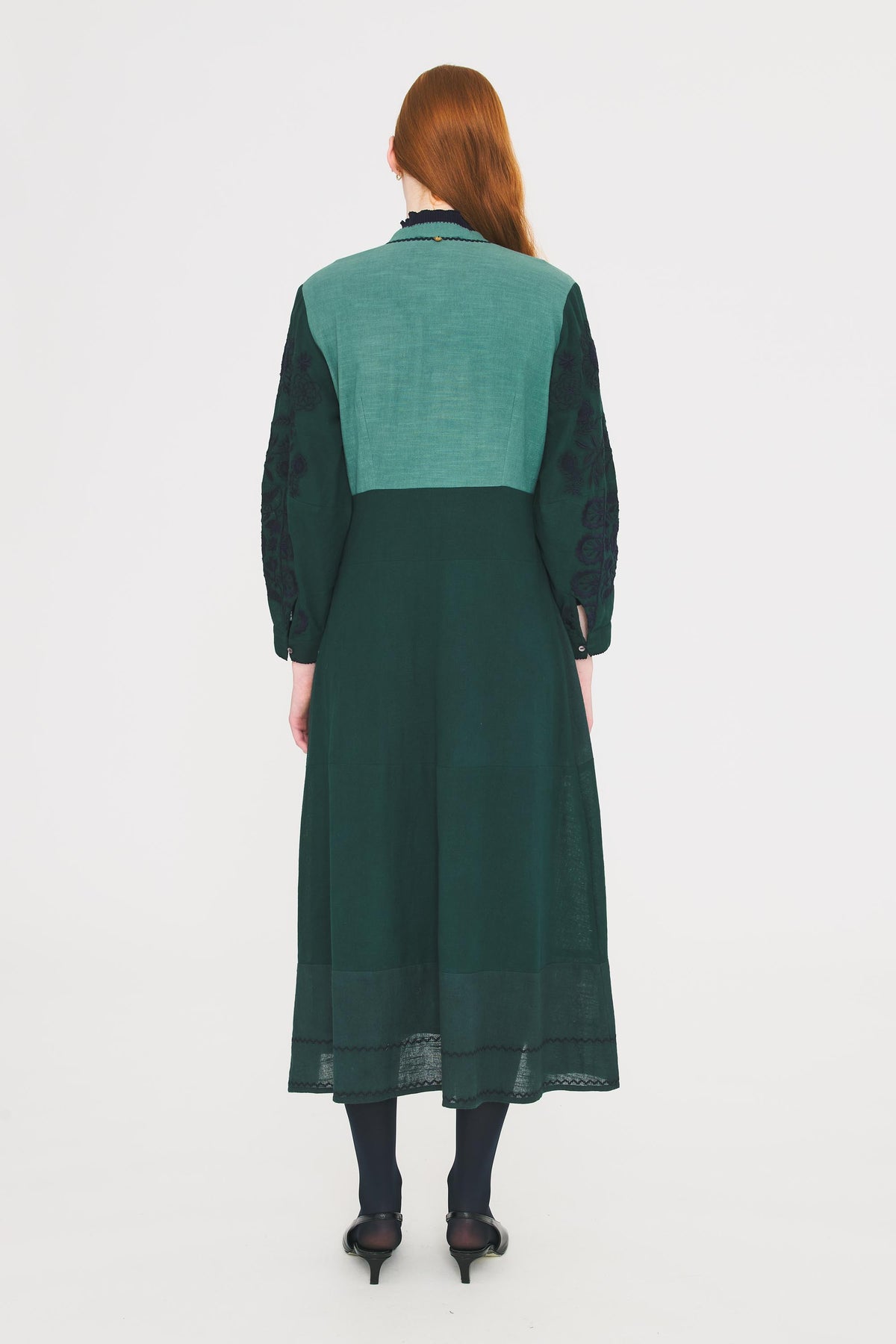 Robe longue Mimi - Dark Green