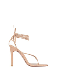 Sandales Mina 105 en cuir - Nude