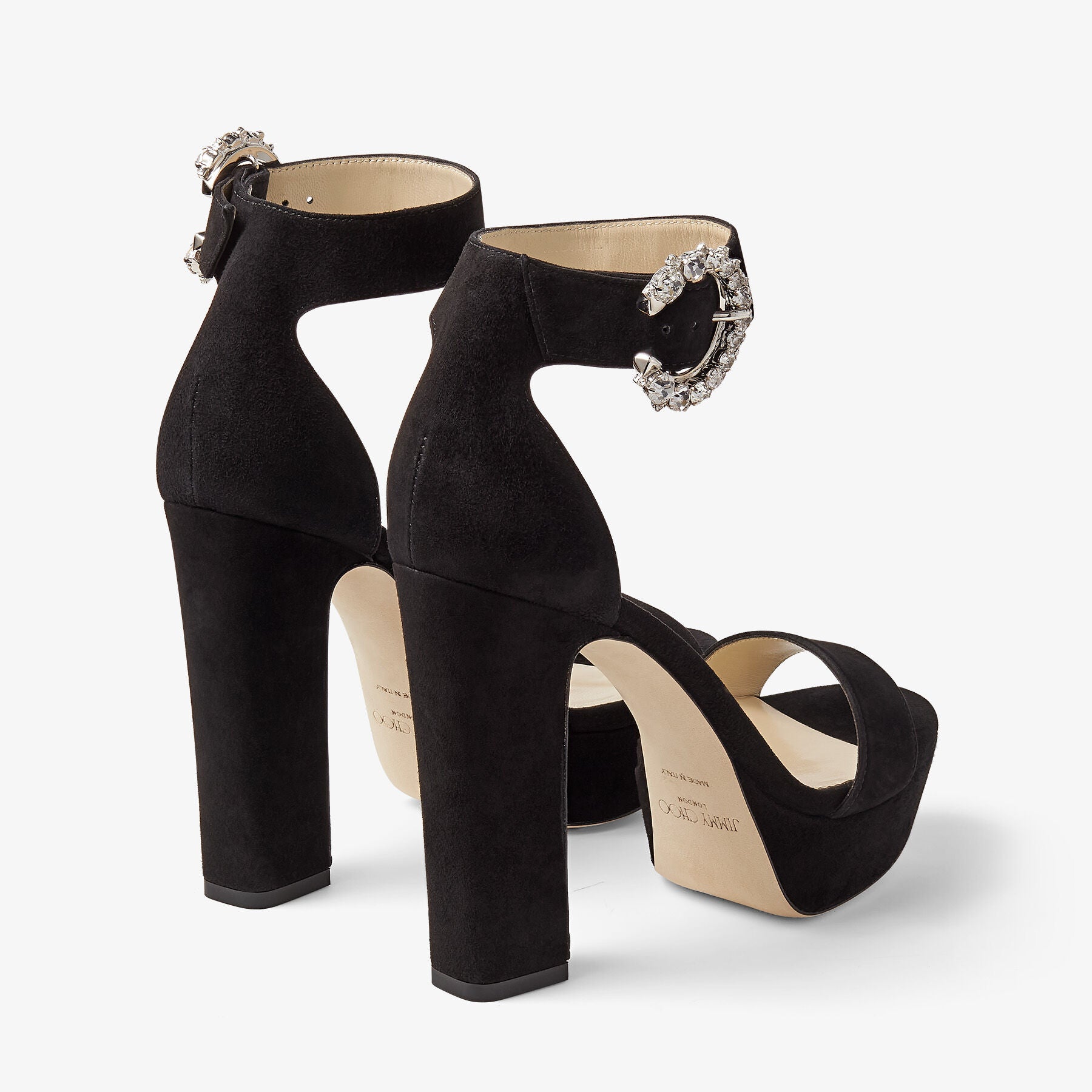 ZNO STOCK 0 DJV 6/1 ST 17% Prix 290 / Reco 200 BLACK/CRYSTAL Sandal MIONNE 120
