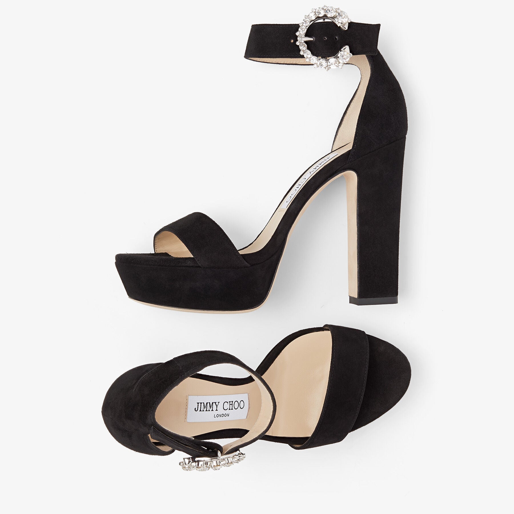 ZNO STOCK 0 DJV 6/1 ST 17% Prix 290 / Reco 200 BLACK/CRYSTAL Sandal MIONNE 120