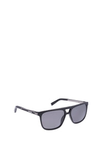 Lunettes de soleil texturées - Noir & Gris
