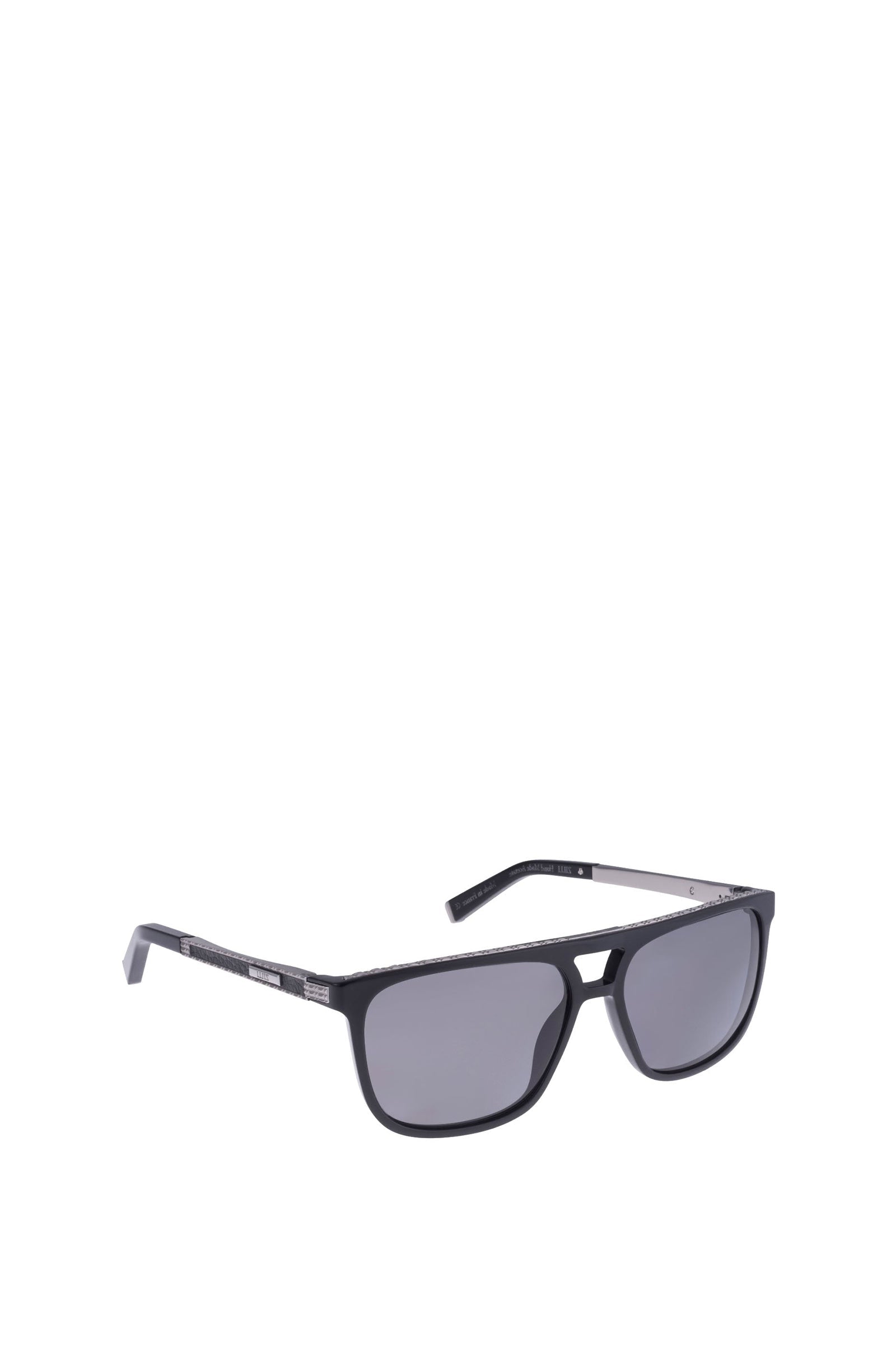 Lunettes de soleil texturées - Noir & Gris