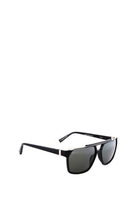 Lunettes de soleil à double pont - Noir & Gris