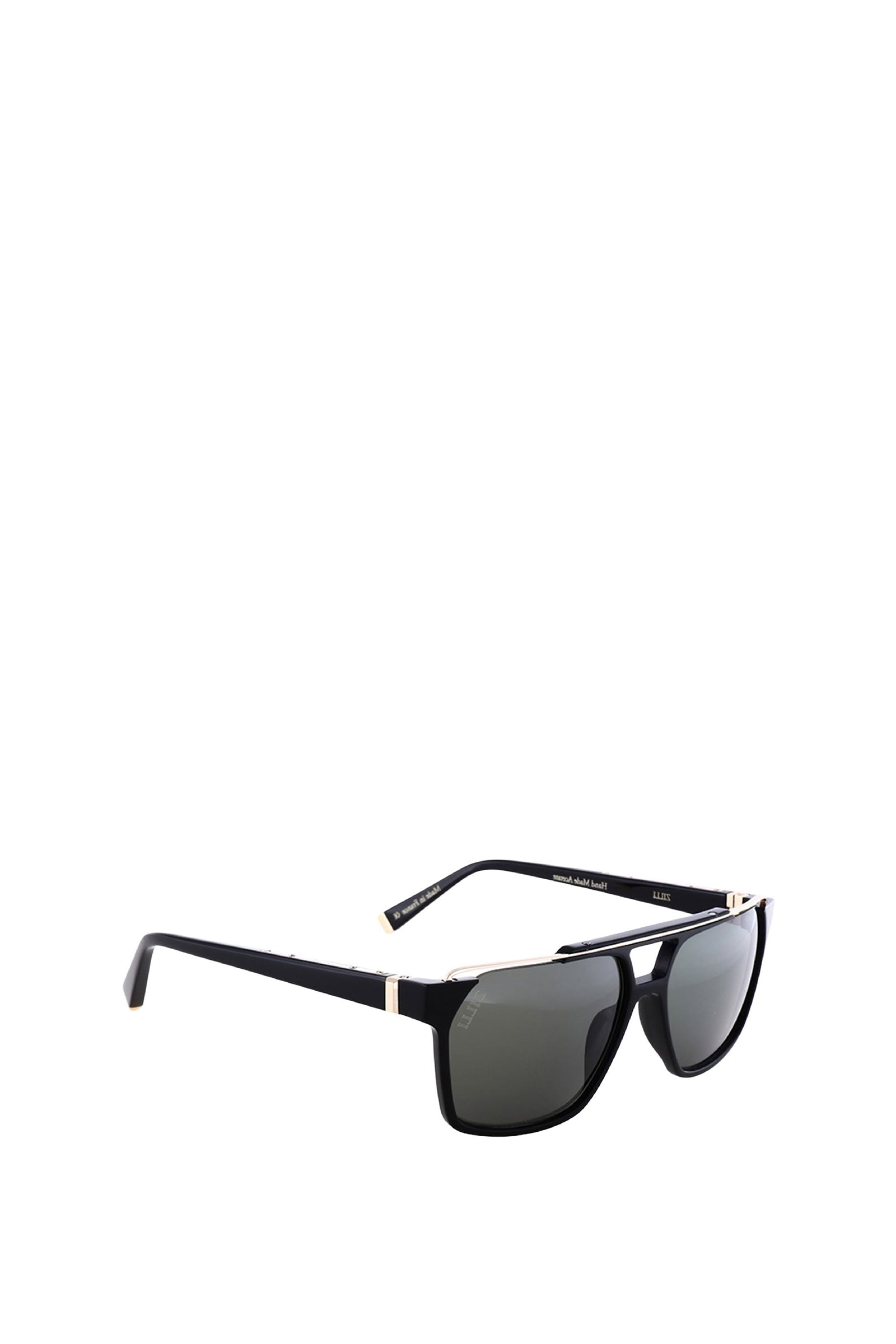 Lunettes de soleil à double pont - Noir & Gris