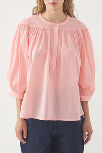 PINK MIRABEL BLOUSE