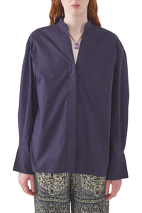 NAVY MIRABEL BLOUSE 2