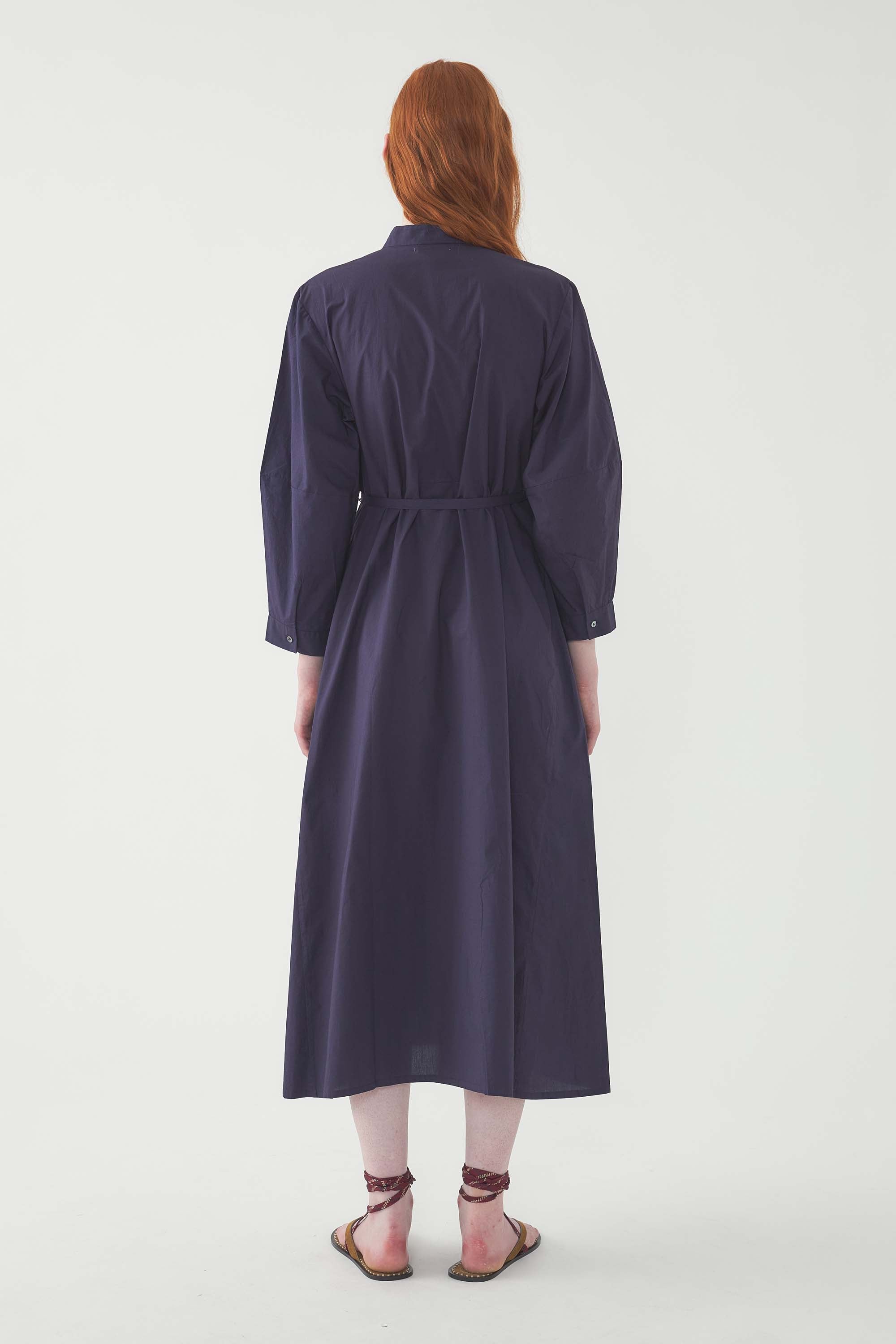 NAVY MIRABEL LONG DRE