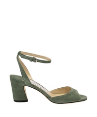 Sandales Miranda 65 en cuir embossé - Cactus
