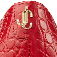 Ballerines plates Mirele en cuir - Red