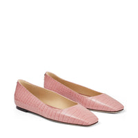 Ballerines plates Mirele en cuir - Blush