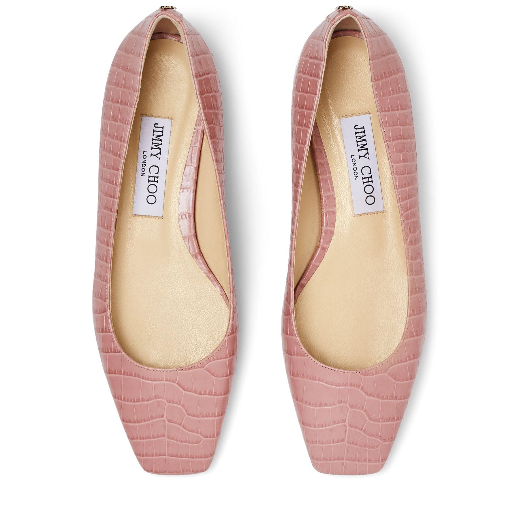 Ballerines plates Mirele en cuir - Blush