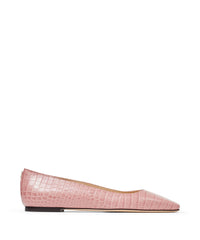 Ballerines plates Mirele en cuir - Blush
