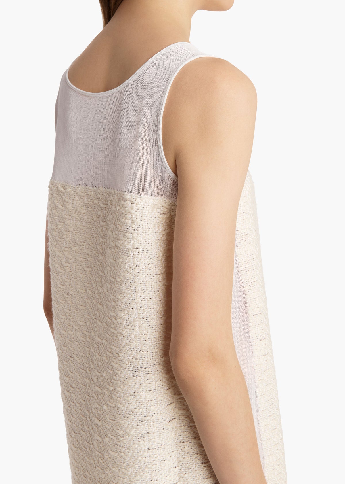 Ivory Miriele Dress In Ivory - Ivory