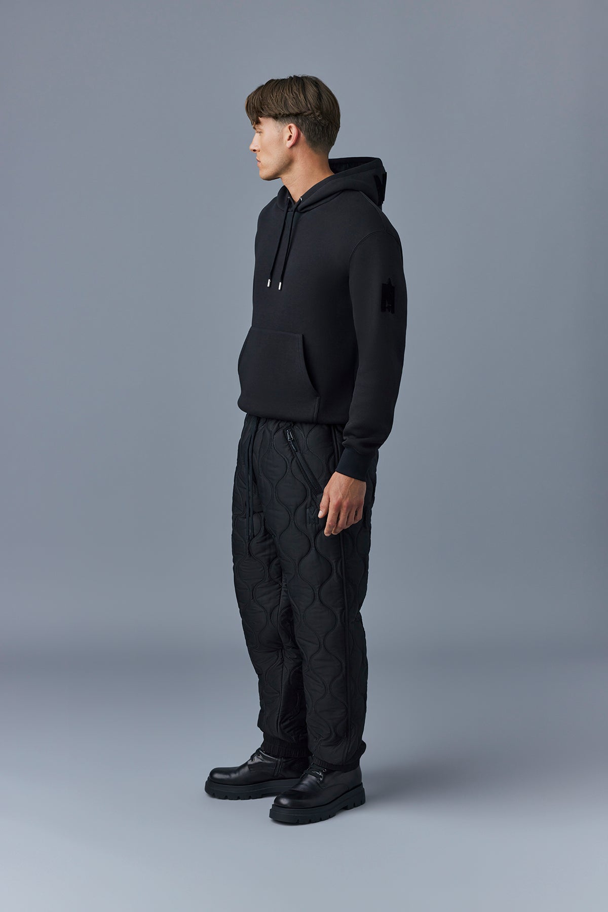 Pantalon Mitchell matelassé - Black