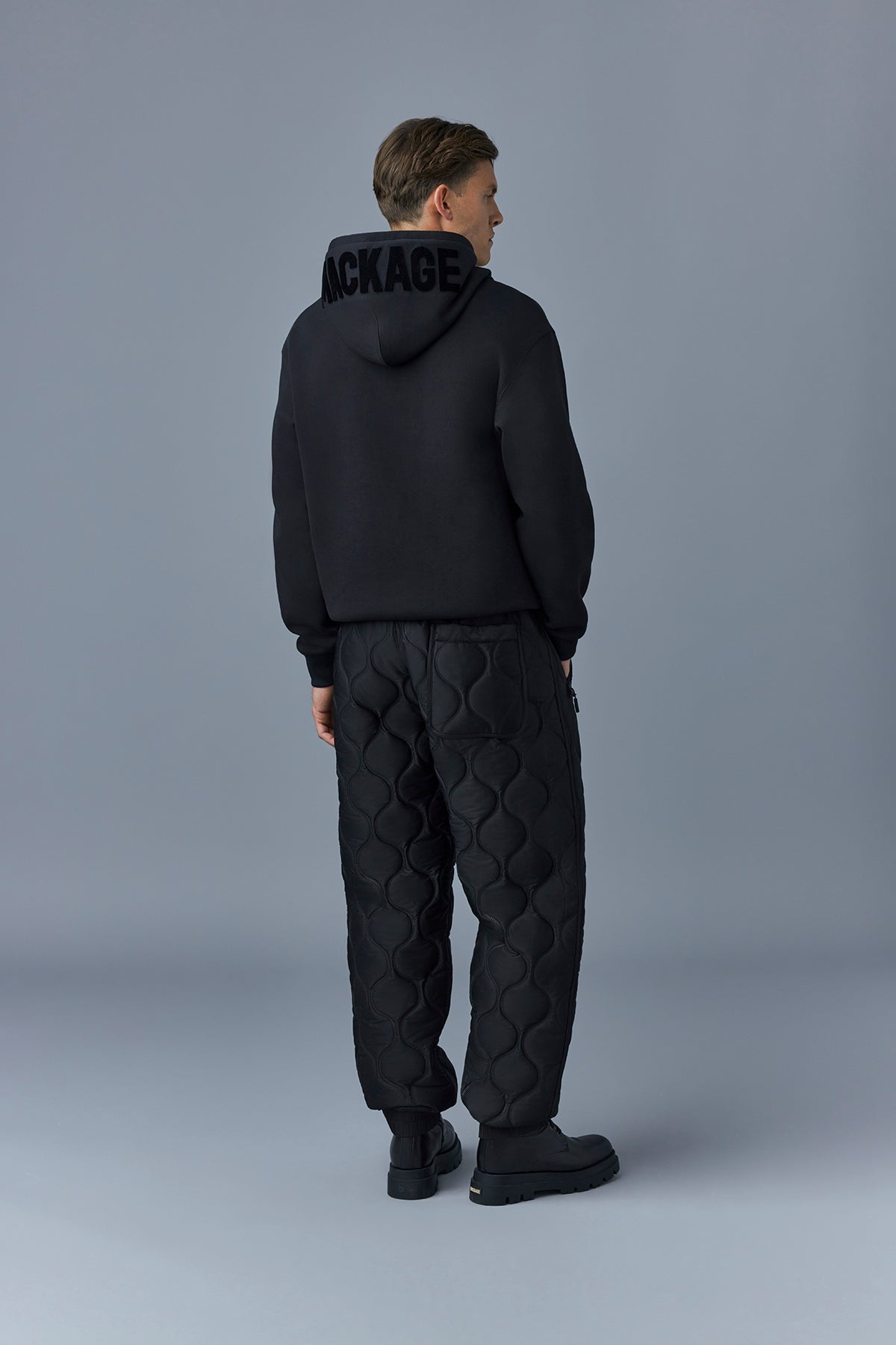 Pantalon Mitchell matelassé - Black