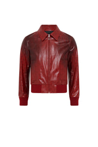 Blouson Moon en cuir - Red