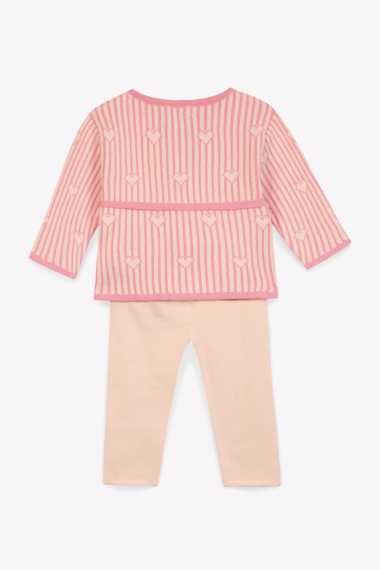Elo set - Jacquard Coeur Rayé