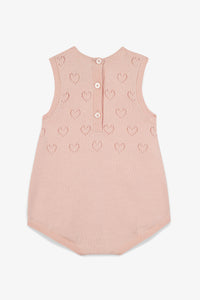 Barboteuse Milk - Rose Coquillage