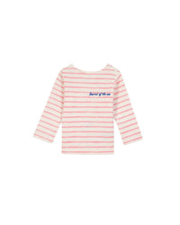 T-shirt Mario - Rayure Rose