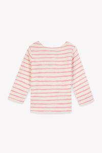 T-shirt Mario - Rayure Rose
