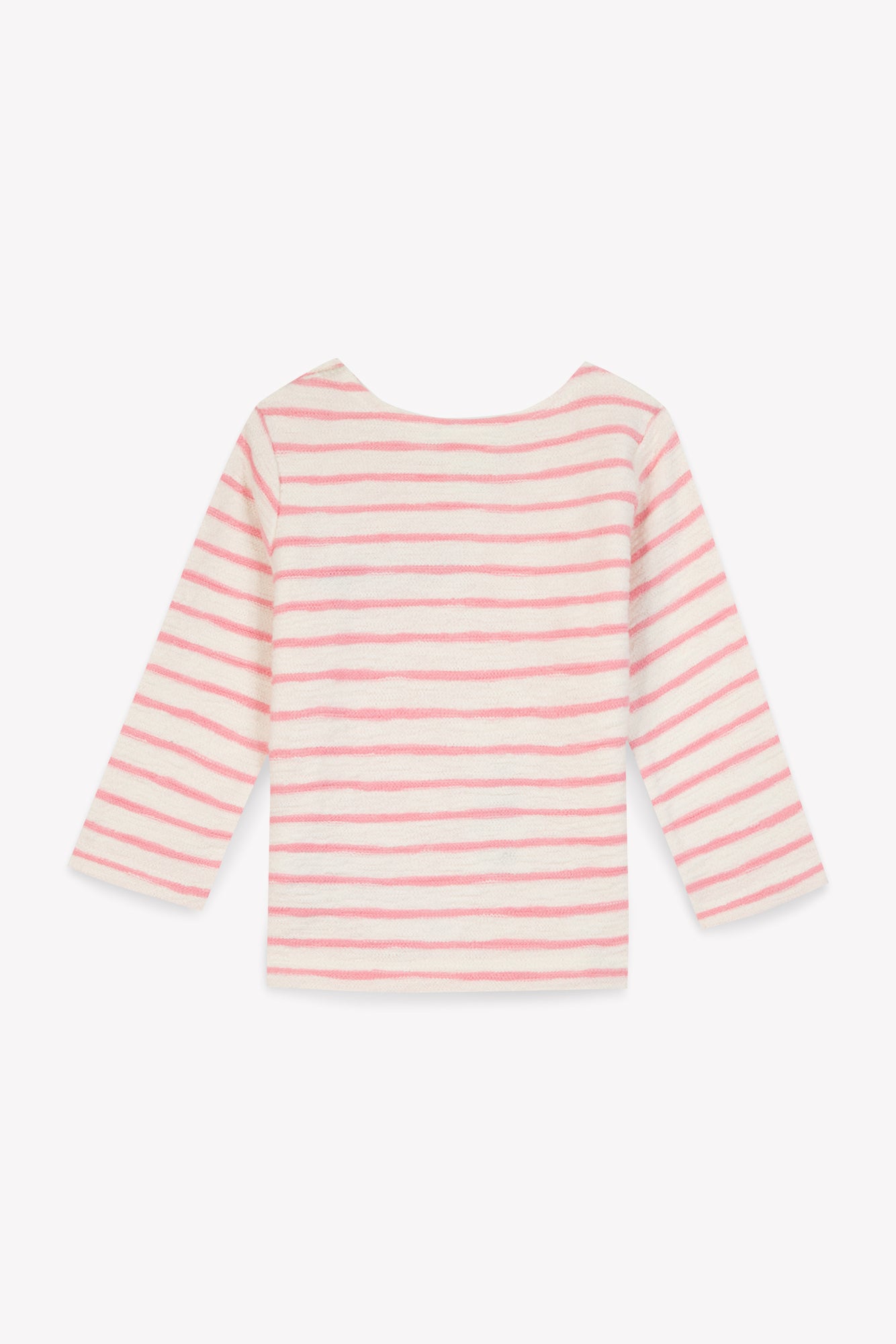 T-shirt Mario - Rayure Rose