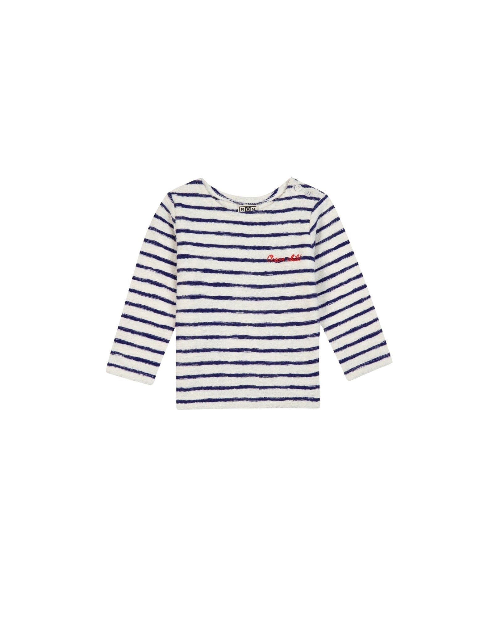 1qty NEW MIXTE / Tops - Rayure Bleue