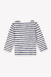 1qty NEW MIXTE / Tops - Rayure Bleue