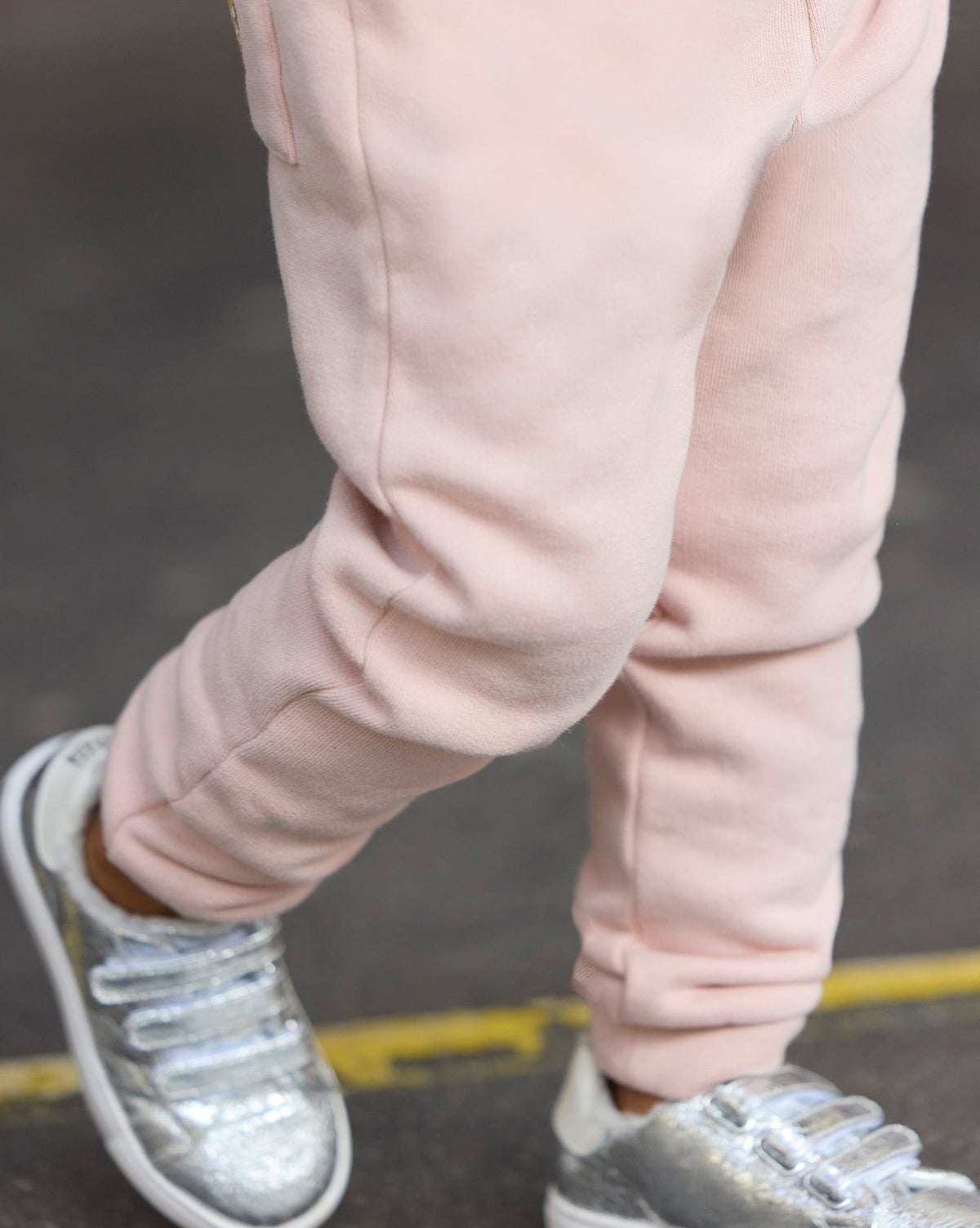 Joggy cotton jogging bottoms - Peach Whip