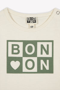 T-shirt Tuba - Crème Bonton