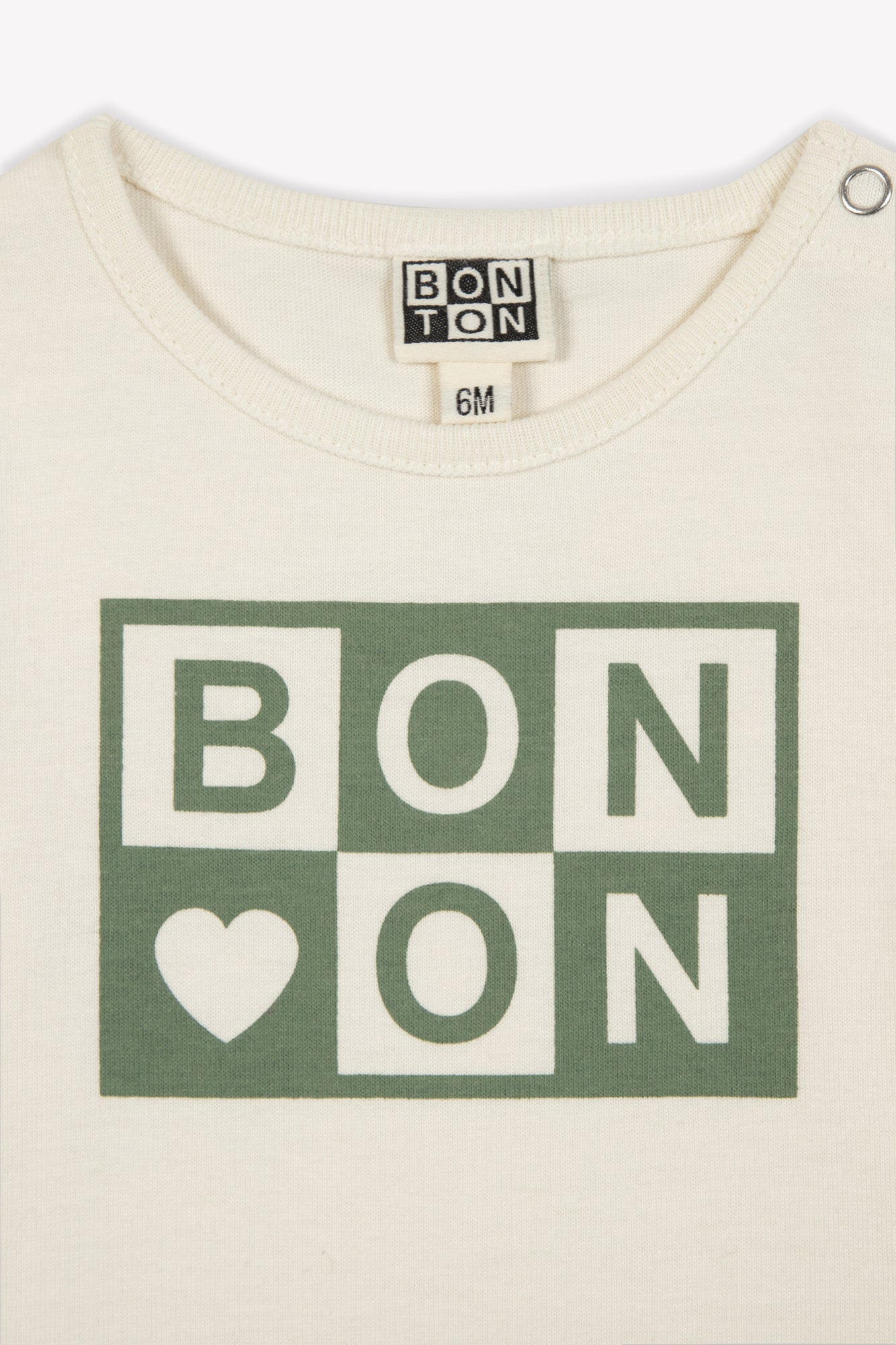 T-shirt Tuba - Crème Bonton