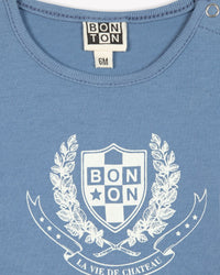 Tuba cotton T-shirt - Trianon Blue
