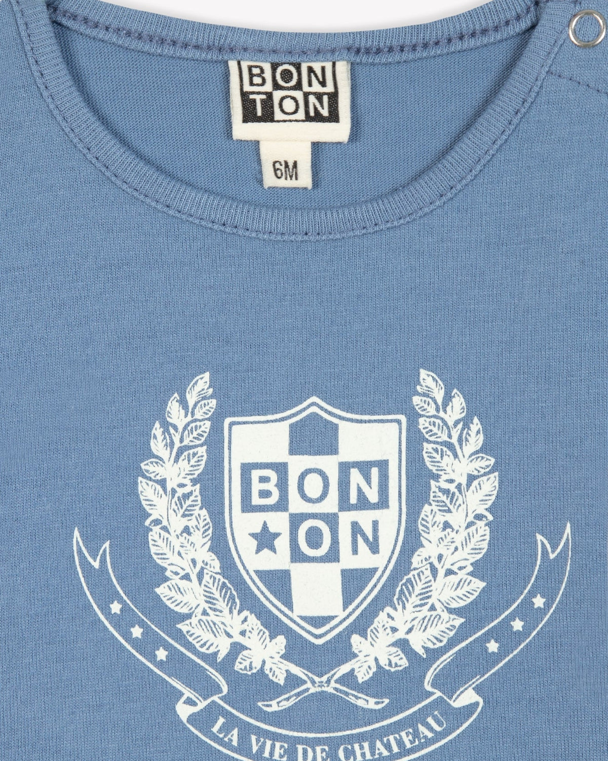 Tuba cotton T-shirt - Trianon Blue