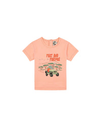 Tuba cotton T-shirt - Orange Gina