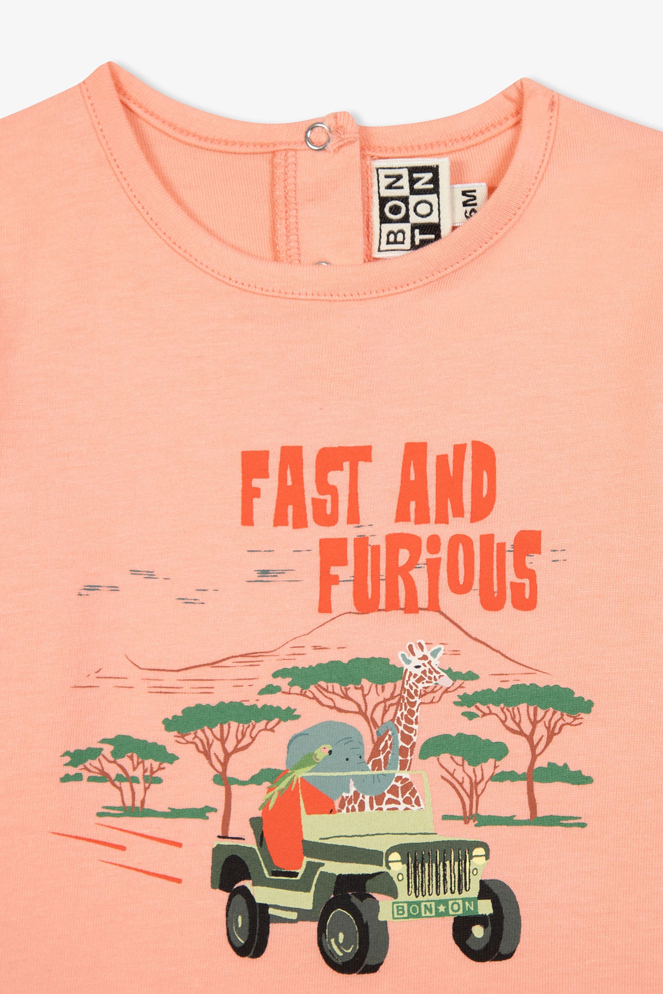 Tuba T-shirt - Orange Gina
