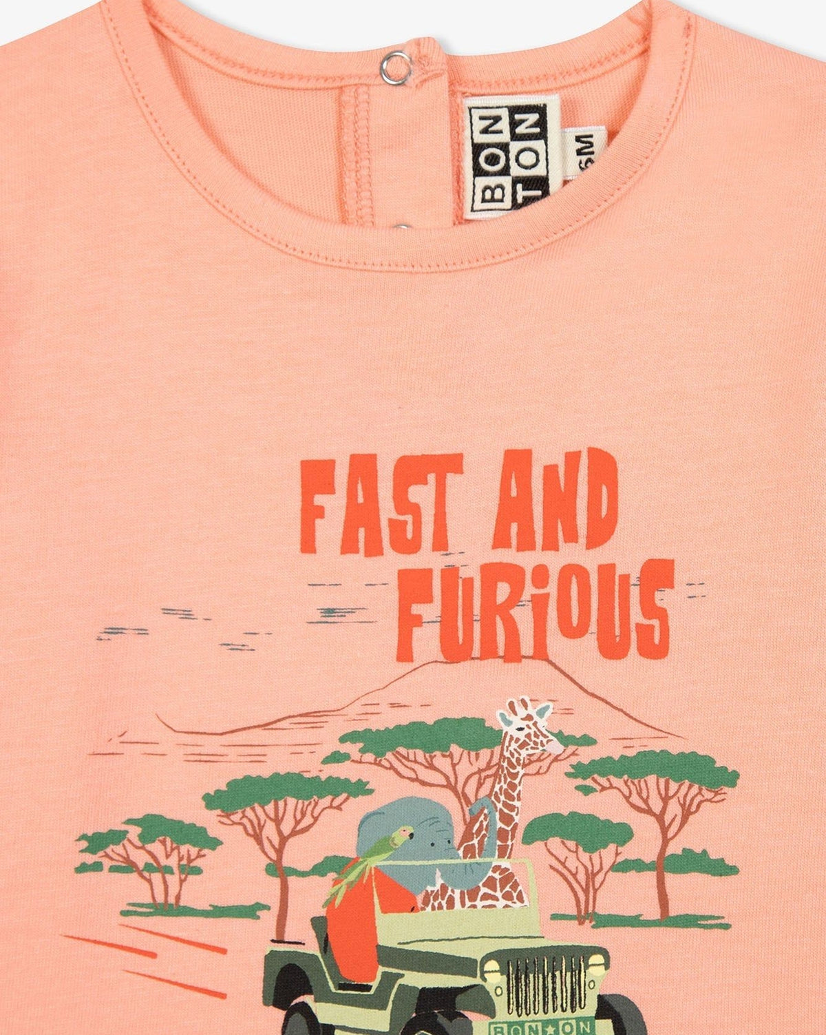 Tuba cotton T-shirt - Orange Gina