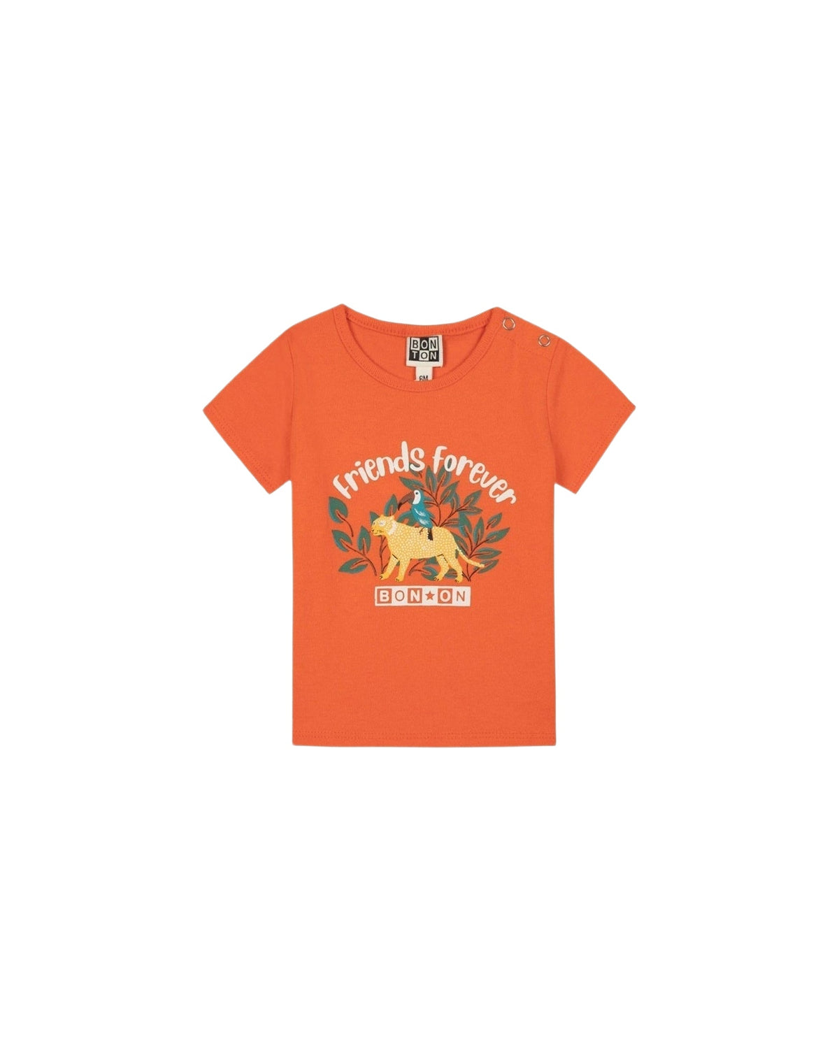Tuba cotton T-shirt - Coral Red