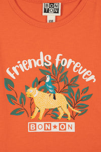 T-shirt Tuba - Rouge Corail