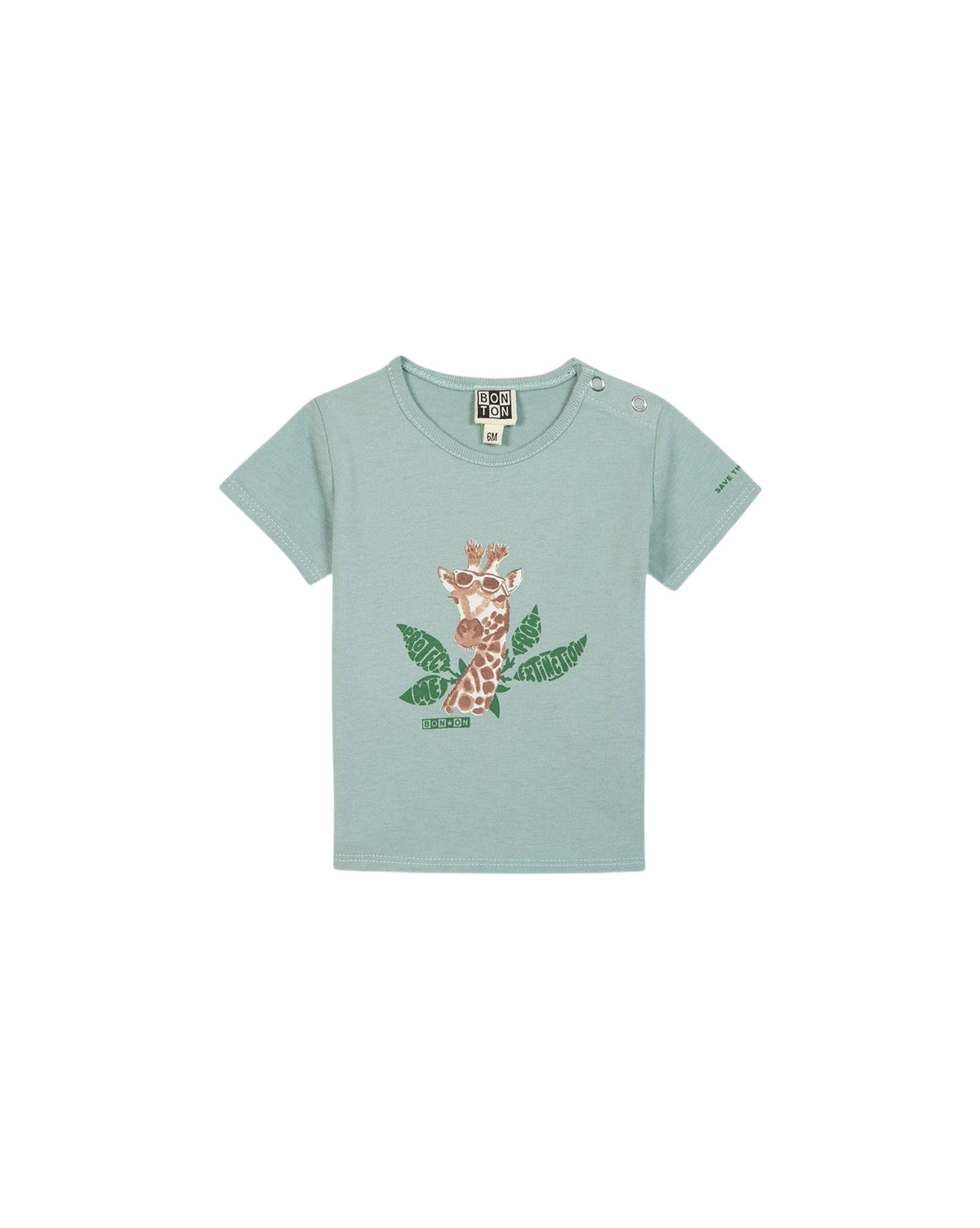 Tuba cotton T-shirt - Nile Green