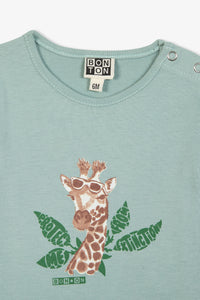 T-shirt Tuba - Vert Nil