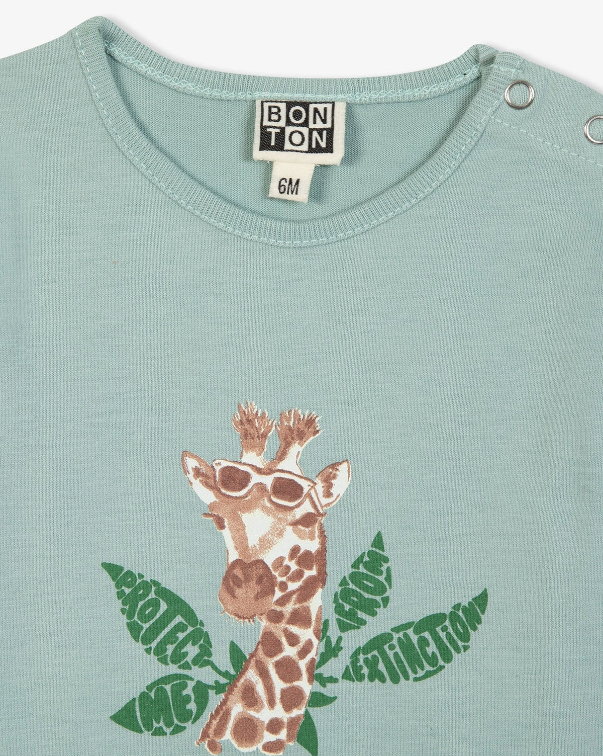 Tuba cotton T-shirt - Nile Green