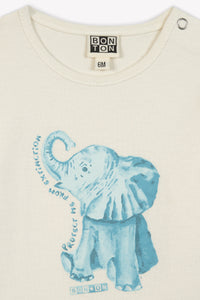 T-shirt Tuba - Crème