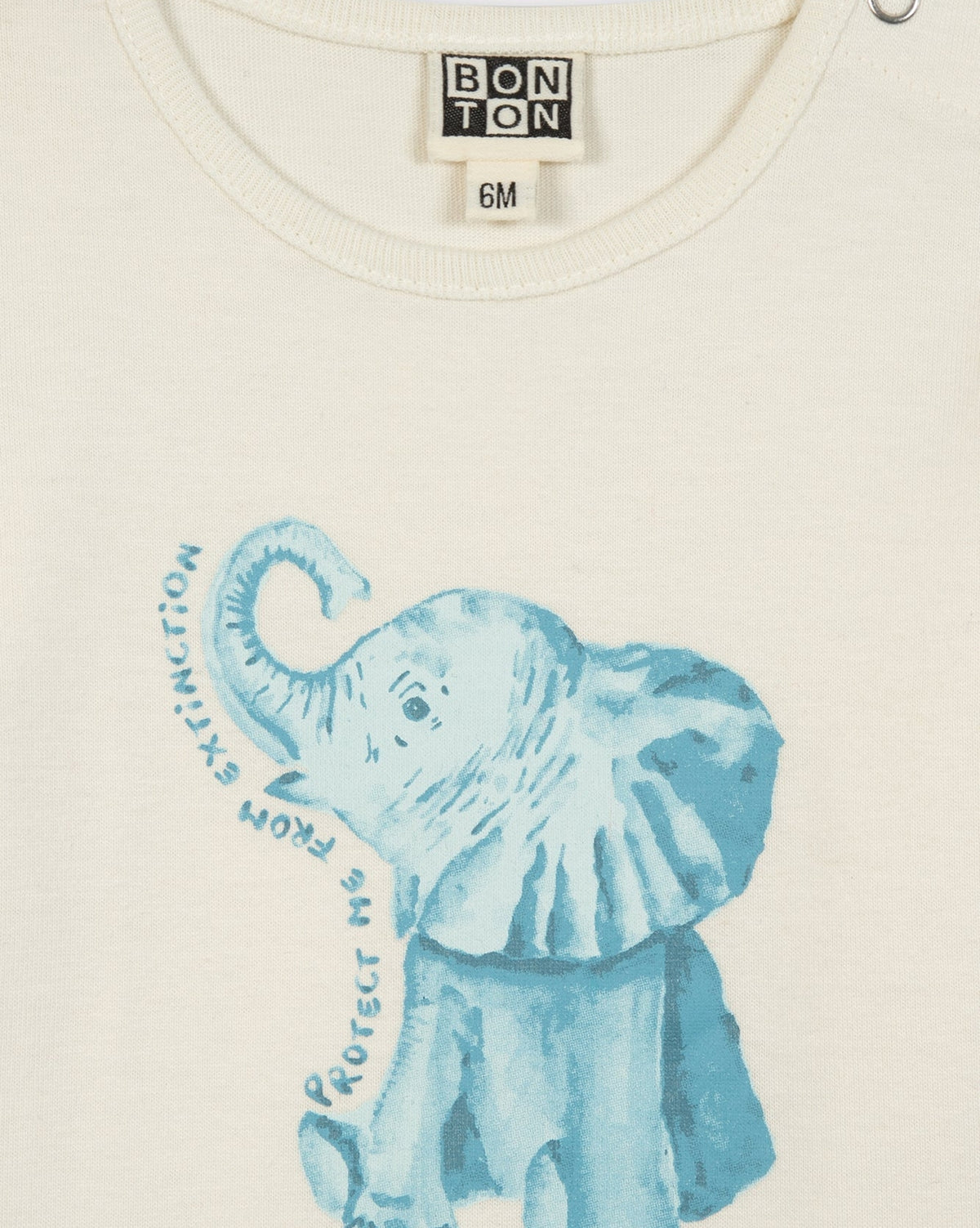 Tuba cotton T-shirt - Cream