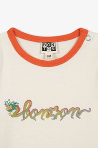 T-shirt Tuba - Crème Bonton