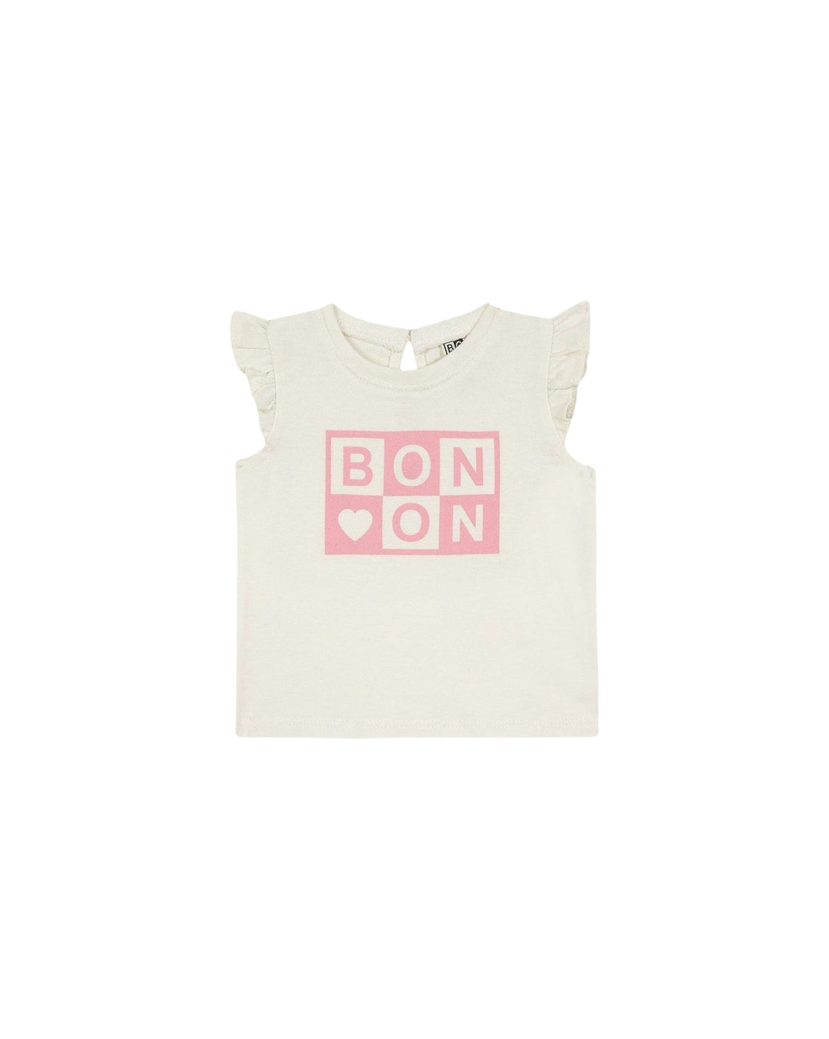 Tika cotton T-shirt - Bonton Cream