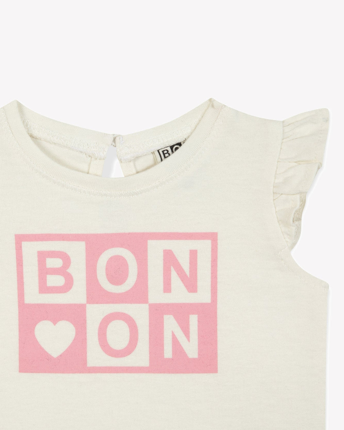 Tika cotton T-shirt - Bonton Cream